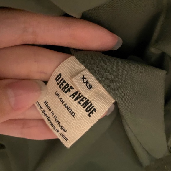 Djerf Avenue Utility Jacket Green XXS - Picture 6 of 6